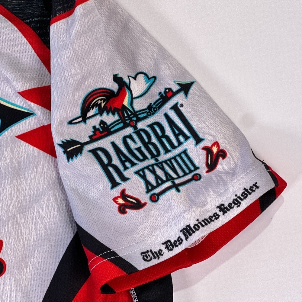 Primal Wear Men Bike Jersey RAGBRAI XXXVIII 2010 Race Graphic Size M - Picture 6 of 10